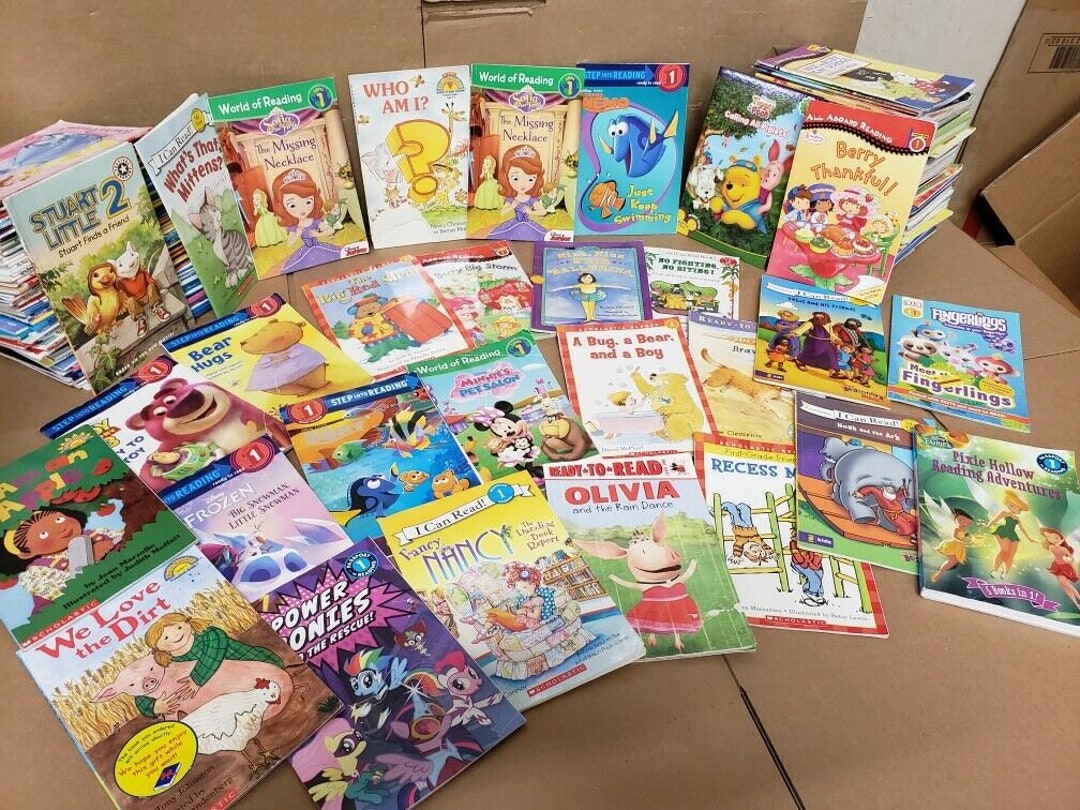 Lot of 10 Level 1 Books for Girlrlready To-i Can Step Into Learn Read ...