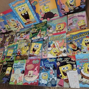 Lot Of 10 Spongebob Squarepants Learn To Read Tv Nickelodeon Books Mix Unsorted