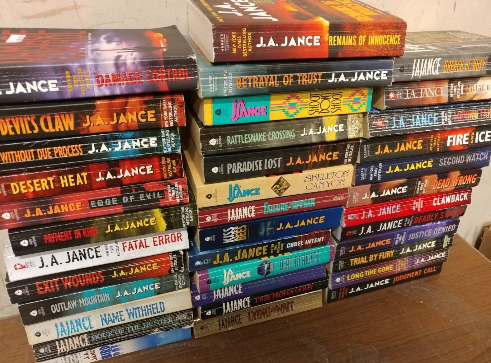 Ja Jance Books Joanna Brady In Order / J A Jance Books