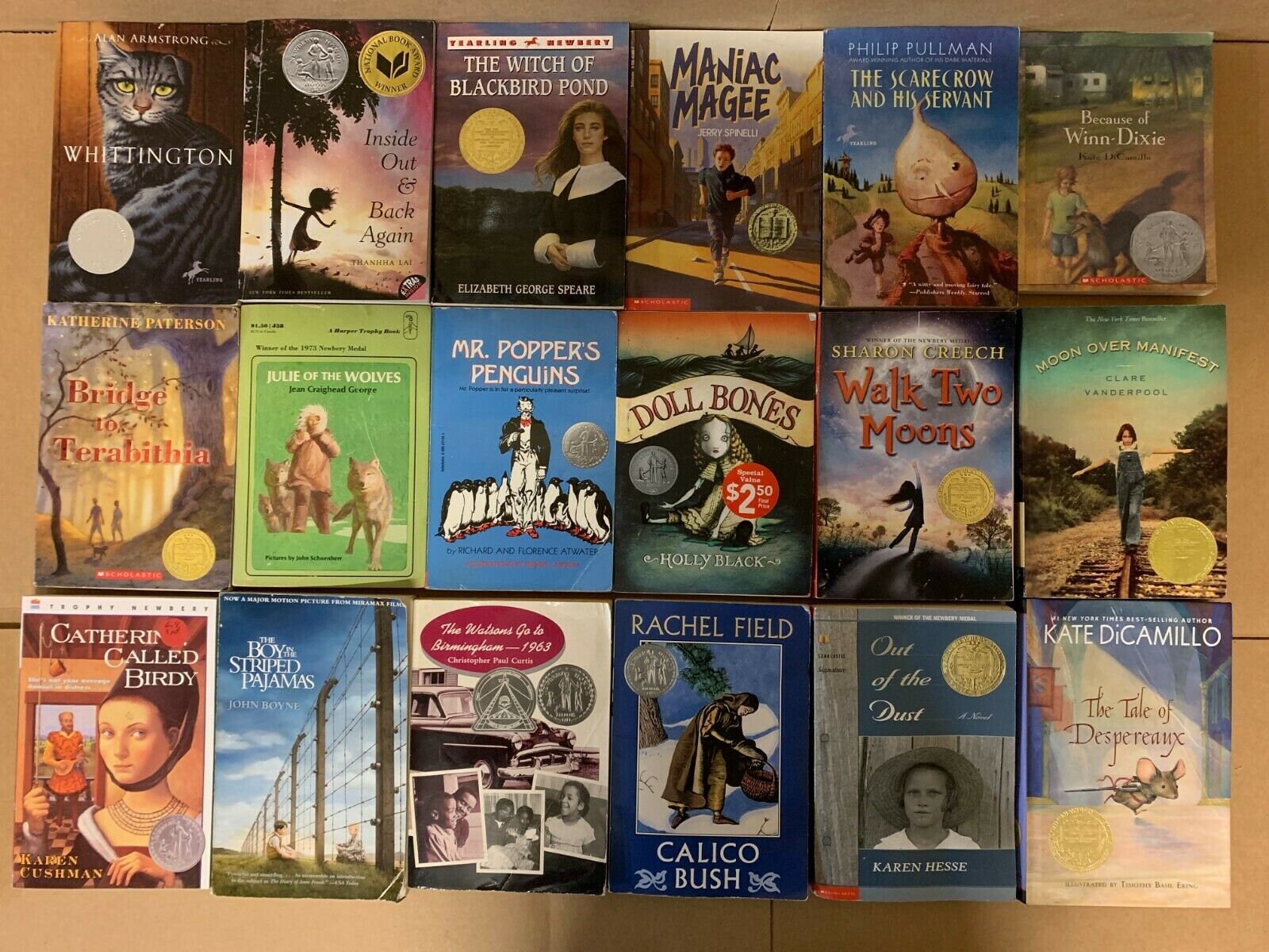 Lot Of 5 Newbery Honor Award Winning Chapter Children Kid Etsy