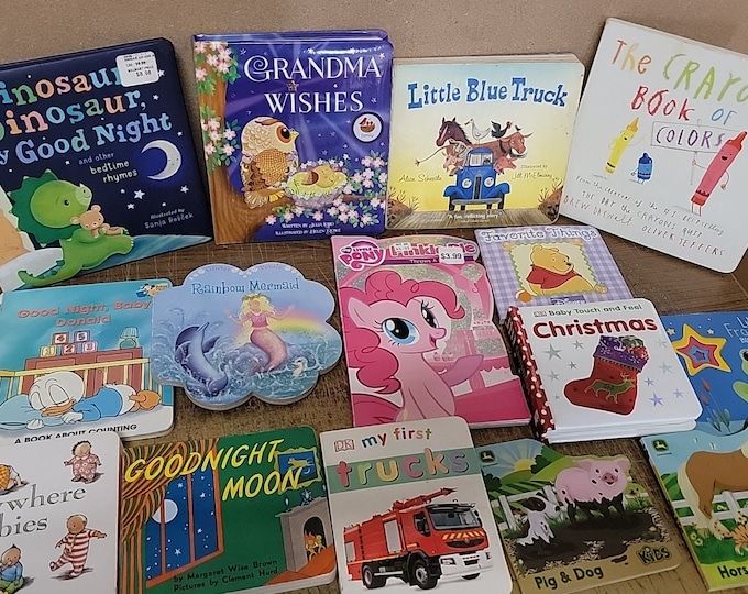 Lot of 10 LBS Children BOARD Hardcover BABY TODDLER DAYCARE PRESCHOOL