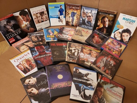Lot Of 30 Adult DVD Assorted Movies and Tv Shows Mixed Lot PG-13 Used