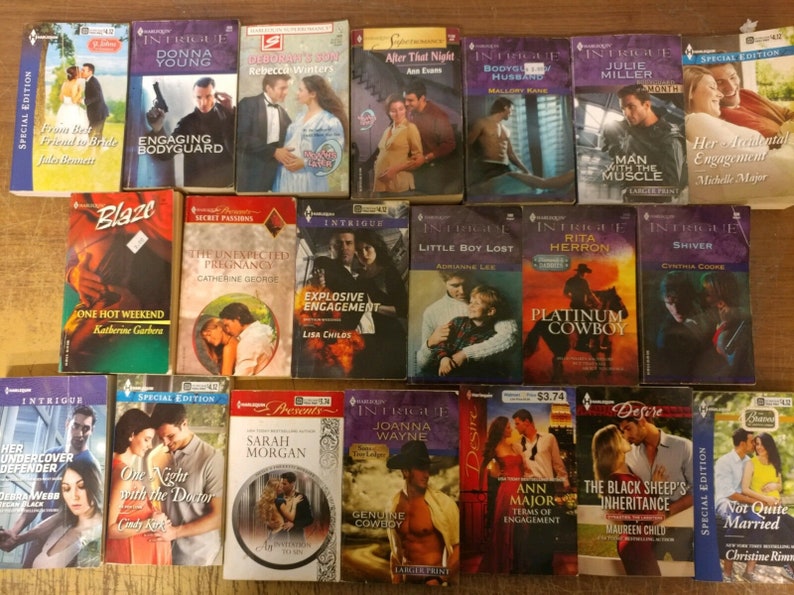 Lot Of 20 Harlequin Romance Intrigue Suspense Special Intimate Etsy 
