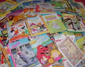 Lot Of 100 Disney Golden Scholastic Learn To Read Mixed Set Kids Children Books Random Mix