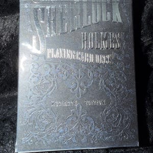 Baraja de cartas Sherlock Holmes Edición Moriarty – Edición limitada sellada – Coleccionable numerada #0716/2606