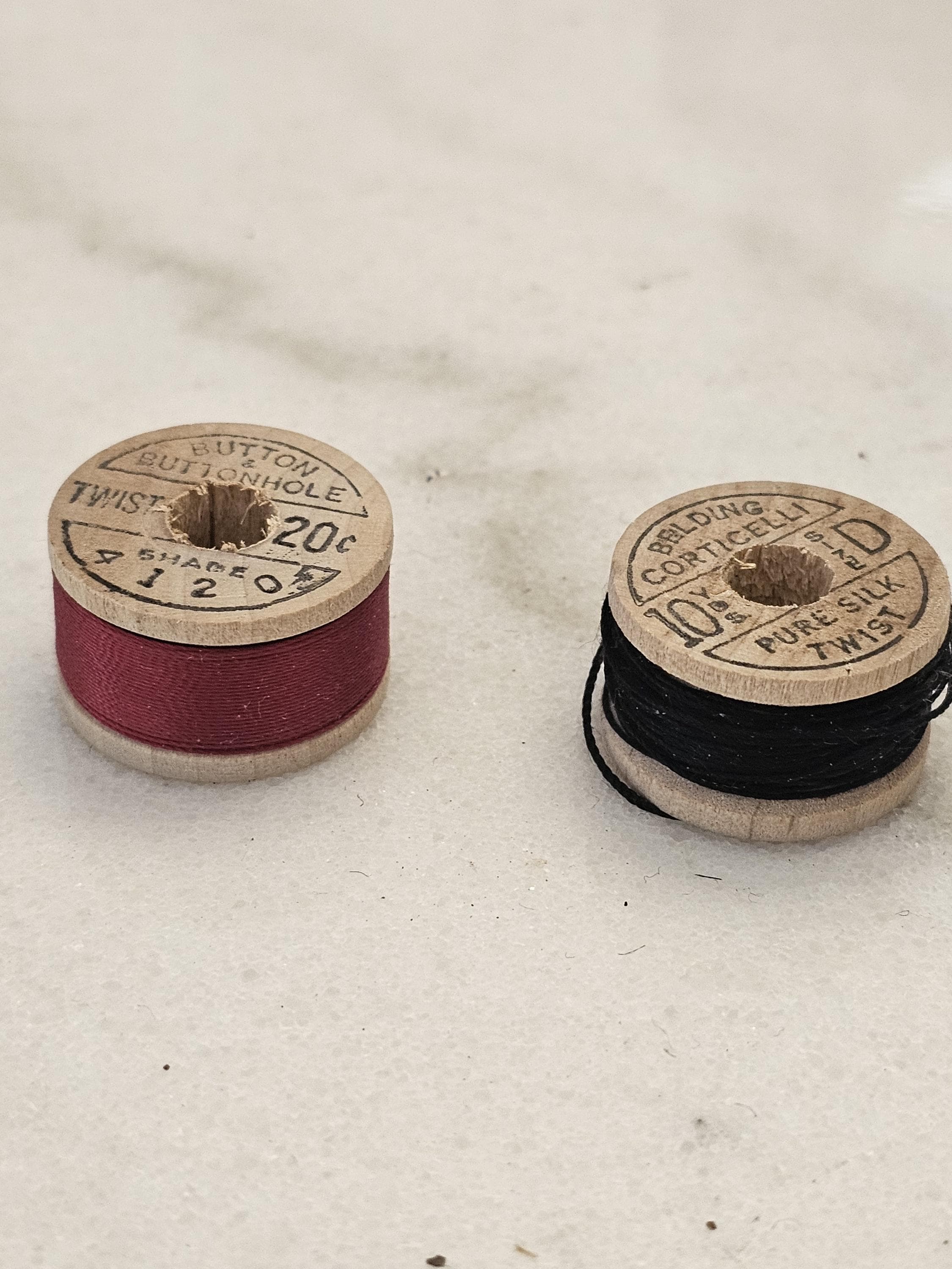 Vintage Wooden Spools Thread Cotton and Coats Star Belding & More ...