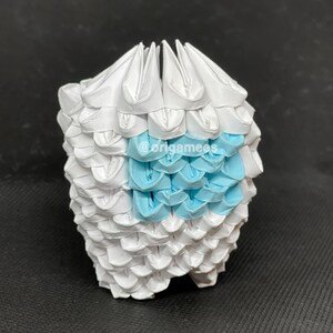 3D Origami Bianco tra noi Personaggio