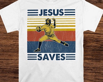 jesus saves t shirt baseball