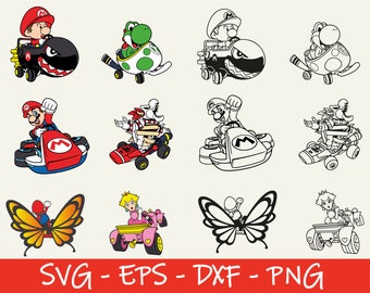 Download Mario Cut Files Etsy
