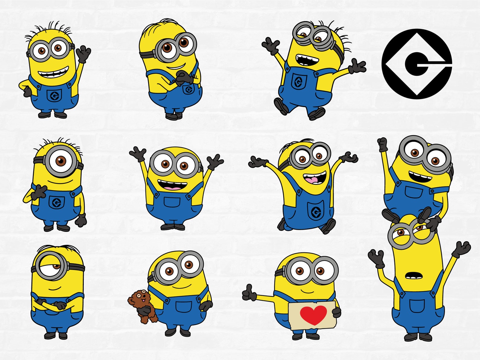 Despicable Svg Digital File Cut Files for Cricut Png Etsy UK