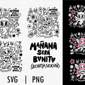 Bichota seizoen Svg, Mañana Sera Bonito, gesneden bestanden voor Cricut, Svg, png