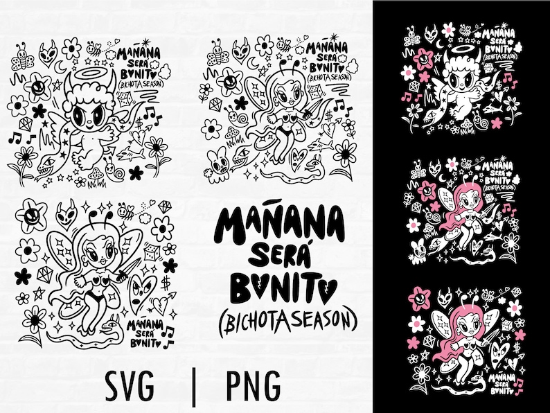 Bichota Season Svg, Mañana Sera Bonito, Cut Files for Cricut, Svg, Png imagem 1