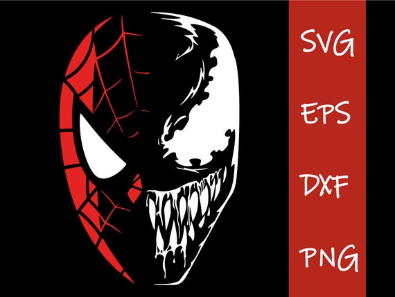 Spiderman Venom SVG Superhero Png Marvel Comics Digital | Etsy UK