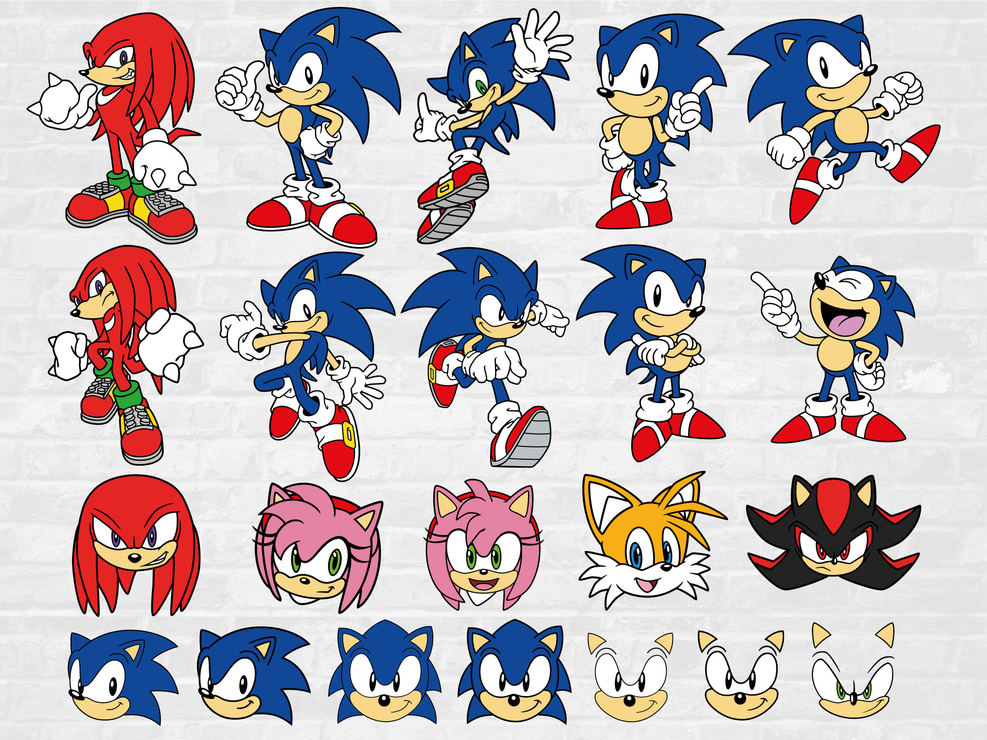 File:Classic sonic front.svg - Sonic Retro