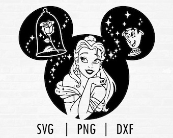 Princess Svg, Princess ears svg, Family trip Svg, Cut Files for Cricut & Silhouette, Svg, Png, Dxf