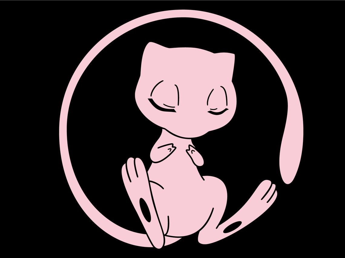 Download Mew Svg Pokemon Svg Cut Files For Cricut Silhouette Dxf | Etsy