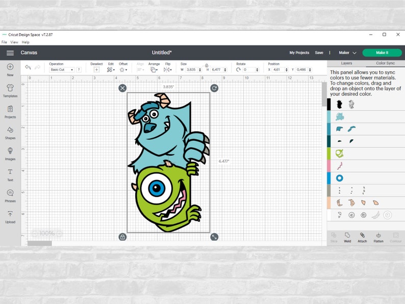 Monsters Svg, Characters SVG, Cut files for Cricut, png zdjęcie 3