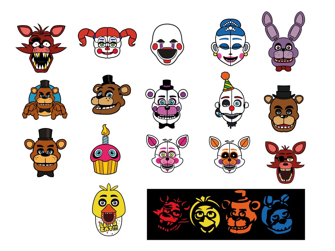 Kit Digital Five Nights At Freddy's Fnaf Animatronics