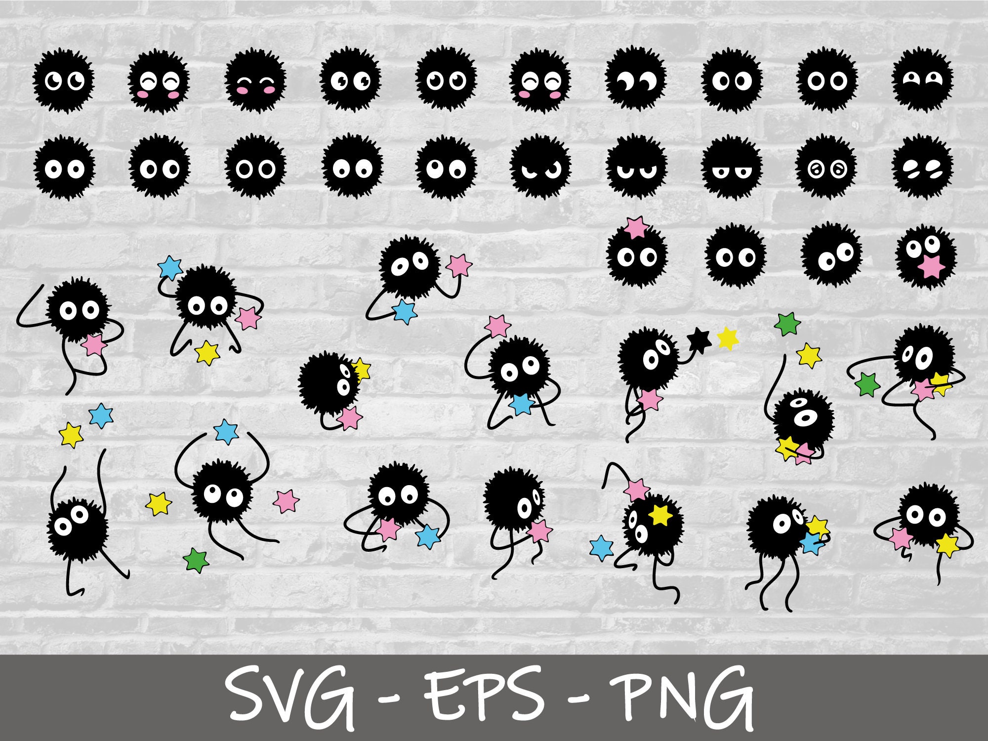 The Soot Sprites Snack, Soot Sprite, Susuwatari, Hayao Miyazaki, Anime