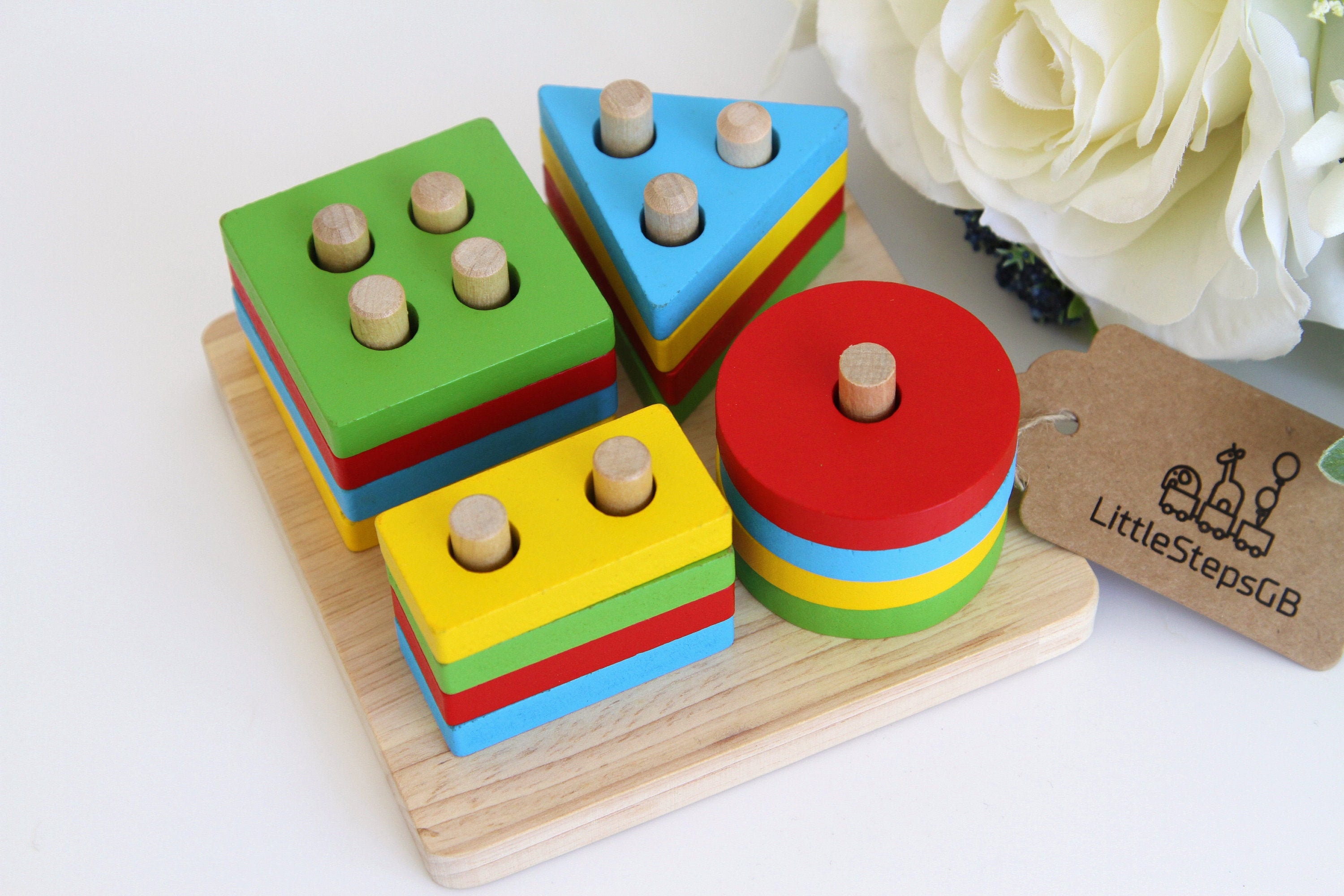 0.8cm - 8cm Natural Wooden Blocks Cubes Wood Craft Square Block DIY Crafts  Toys