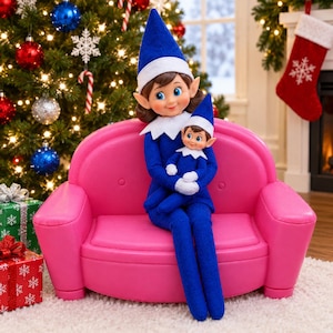 Couch Elf Size Prop See Me For Your Elf Clothes, Props and Accessories. Will be good for a 12.5 Fashion Doll Also