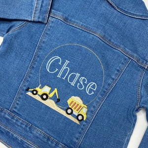 Baby Denim Jacket / Boys Jean Jacket / Baby Embroidered Denim Jacket / Custom Denim Jacket / Personalized Jean Jacket / Toddler Jean Jacket