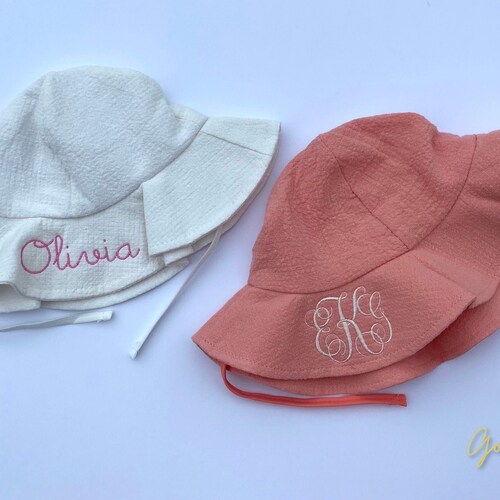 Personalized Baby Sun Hat Etsy