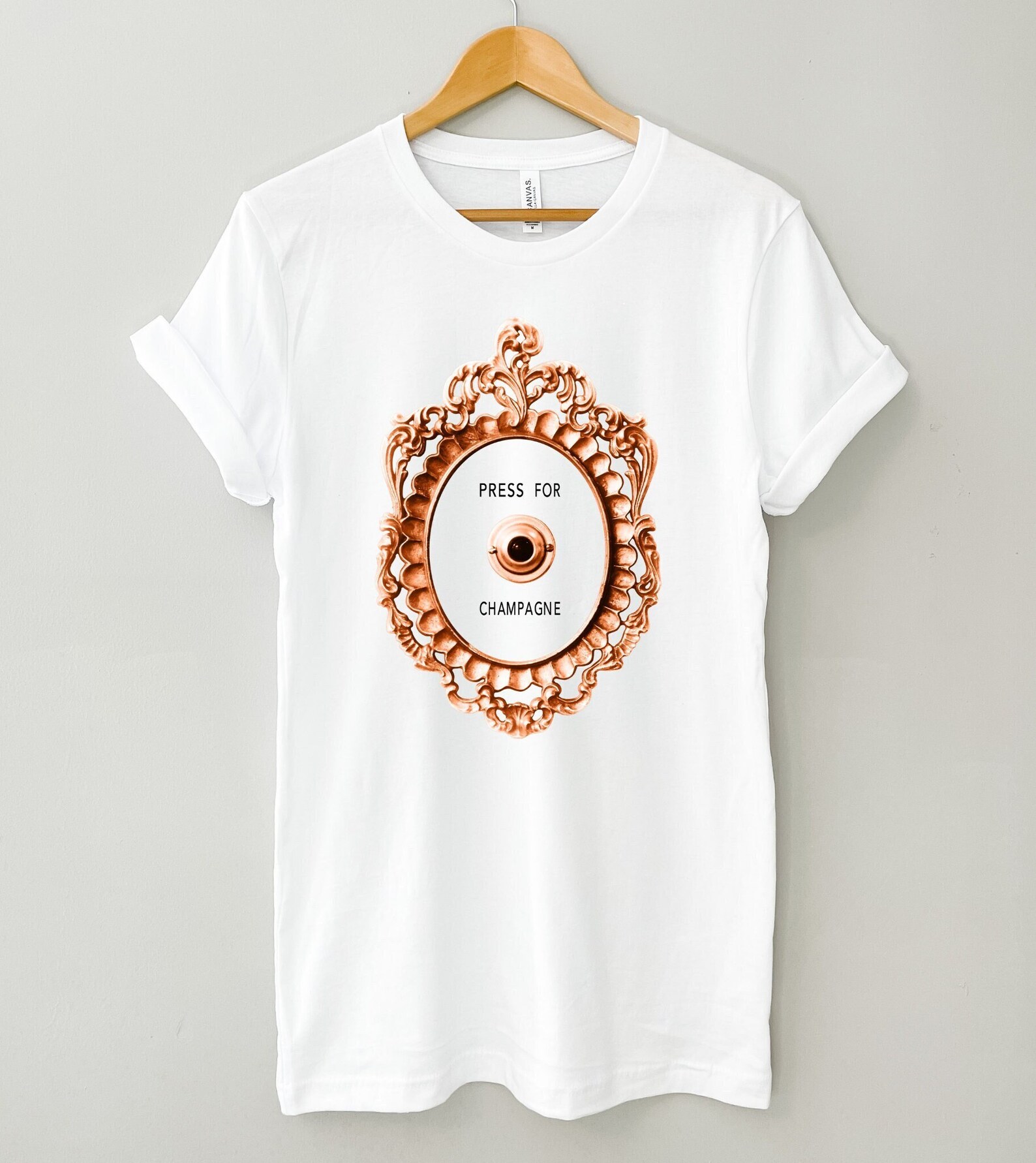 NEEDED ME SHIRT- CHAMPAGNE