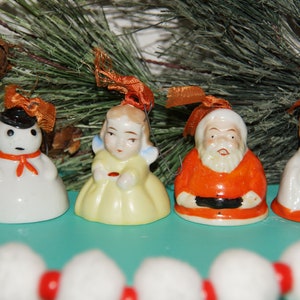 Christmas Bell Ornaments Made in Japan
