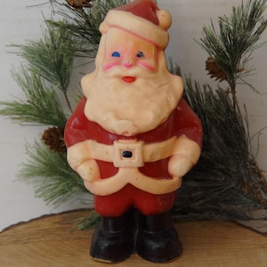 Large Vintage Gurley Santa Candle