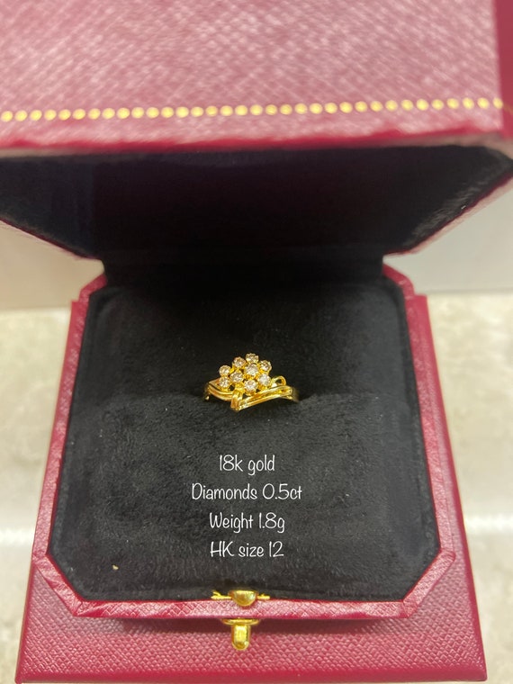 Vintage flower ring