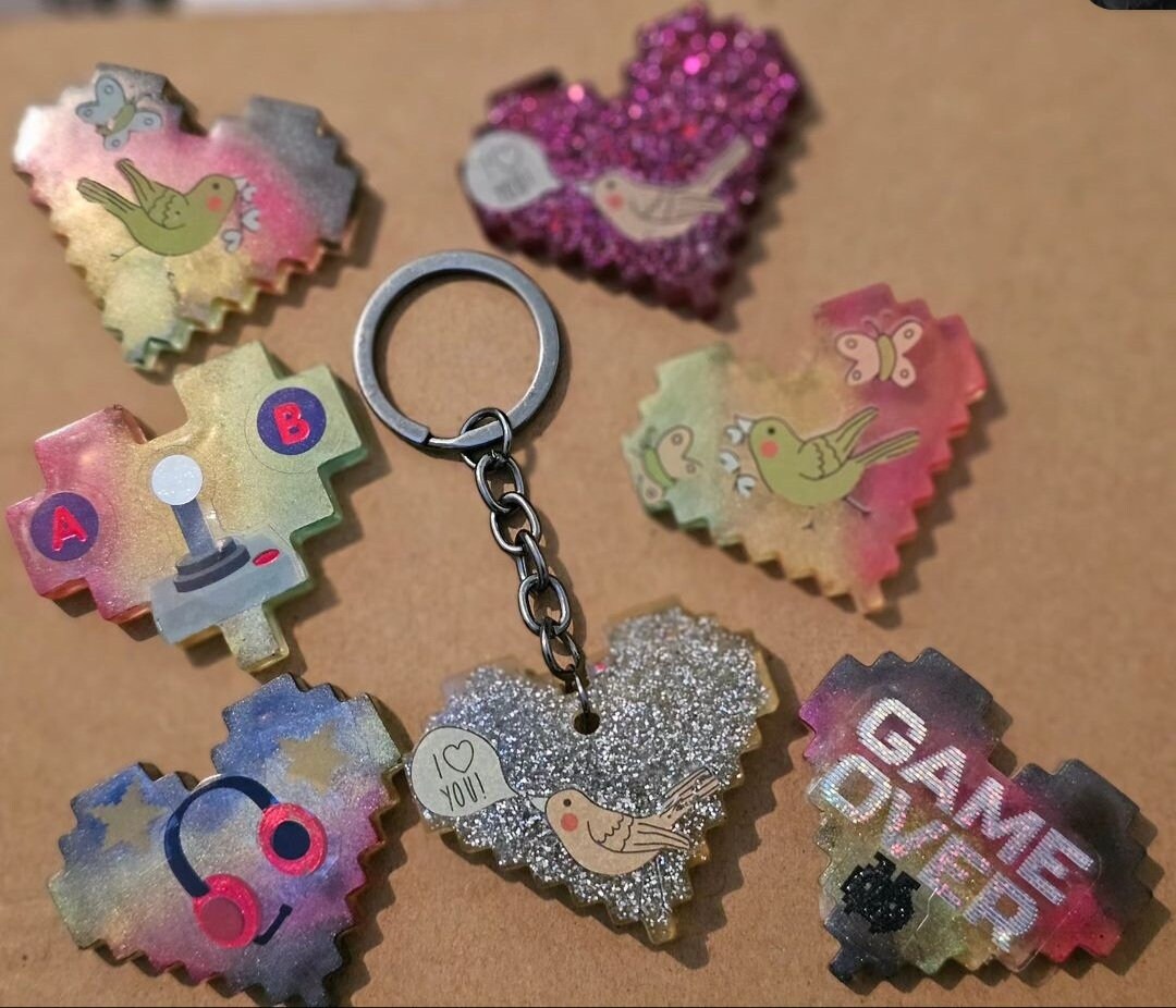 Nerdy Key Chains by Ki.la.sa Creations - Etsy
