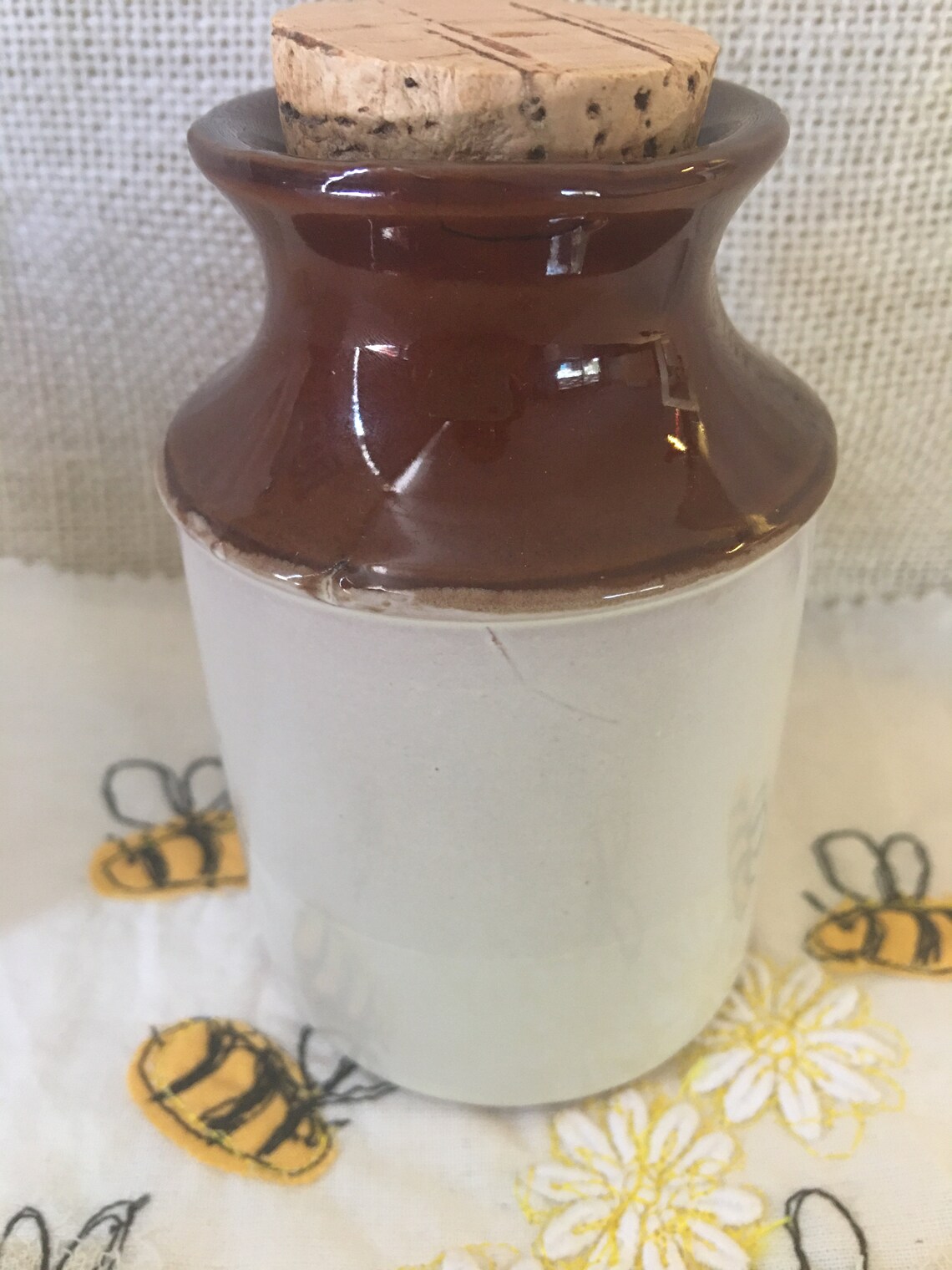Ceramic Spice Jars made in Japan by Countryfair with cork lids Etsy