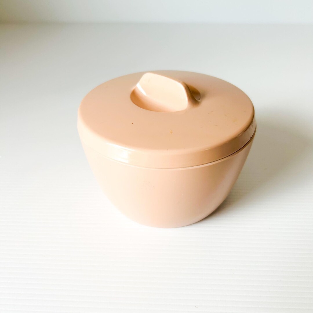 Retro Sugar Bowl With Lid Vintage Vogue Ware Melmac Moulded Etsy