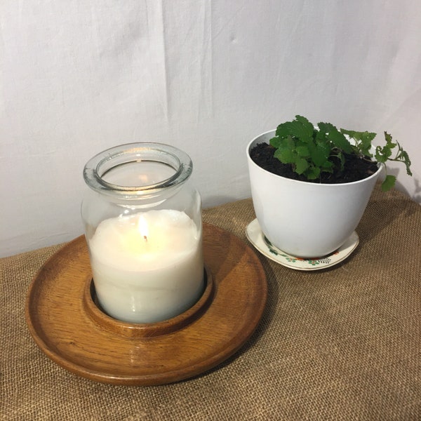 Wooden Candle Holder Etsy Australia