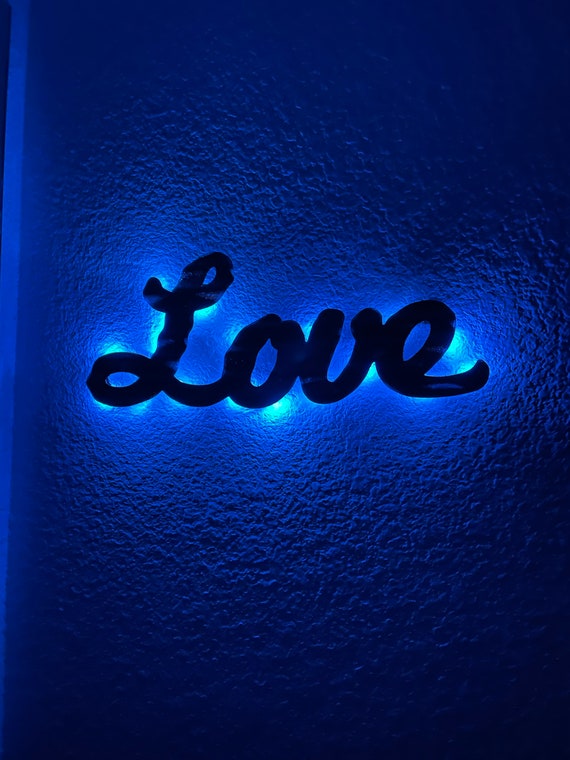 Love Light up Sign Etsy