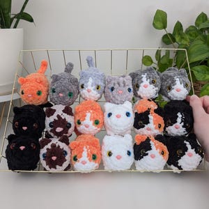 No-Sew Mini Kitties Crochet Pattern PDF | Instructions ONLY | 6 in 1 Loaf Cats image 14