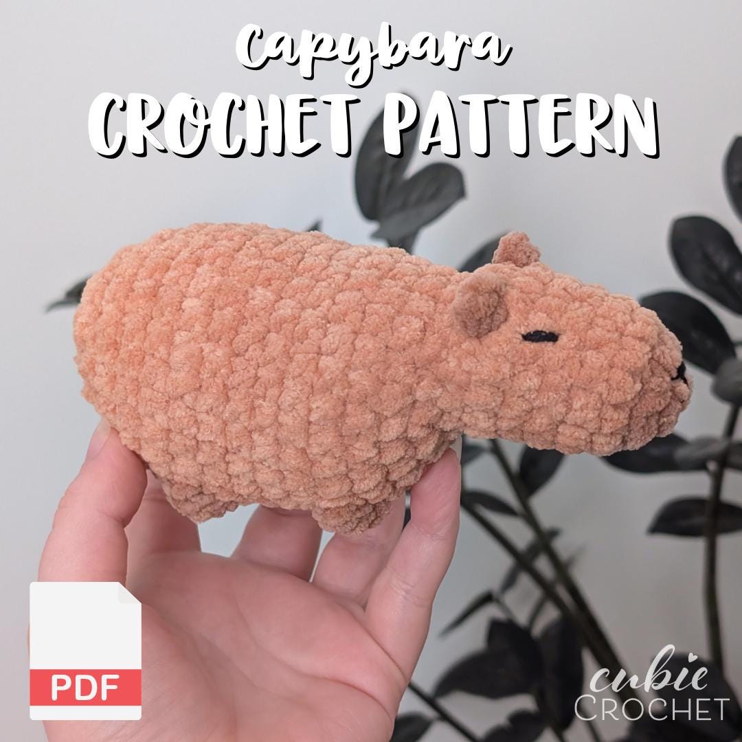 37 Capybara Crochet Patterns for Cute Amigurumi, Plushies, and Giftable Makes 21 No-Sew Capybara Instructions Only