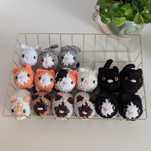 No-Sew Mini Kitties Crochet Pattern PDF | Instructions ONLY | 6 in 1 Loaf Cats image 15