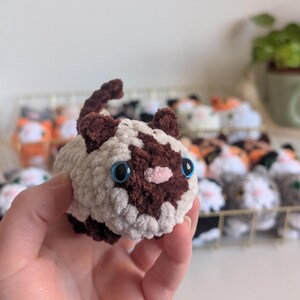 No-Sew Mini Kitties Crochet Pattern PDF | Instructions ONLY | 6 in 1 Loaf Cats image 11