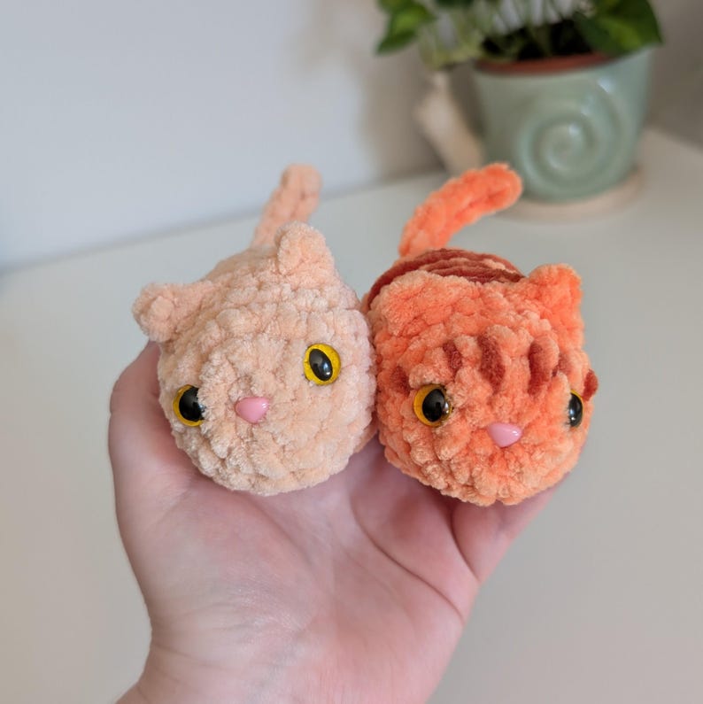 No-Sew Mini Kitties Crochet Pattern PDF | Instructions ONLY | 6 in 1 Loaf Cats image 19