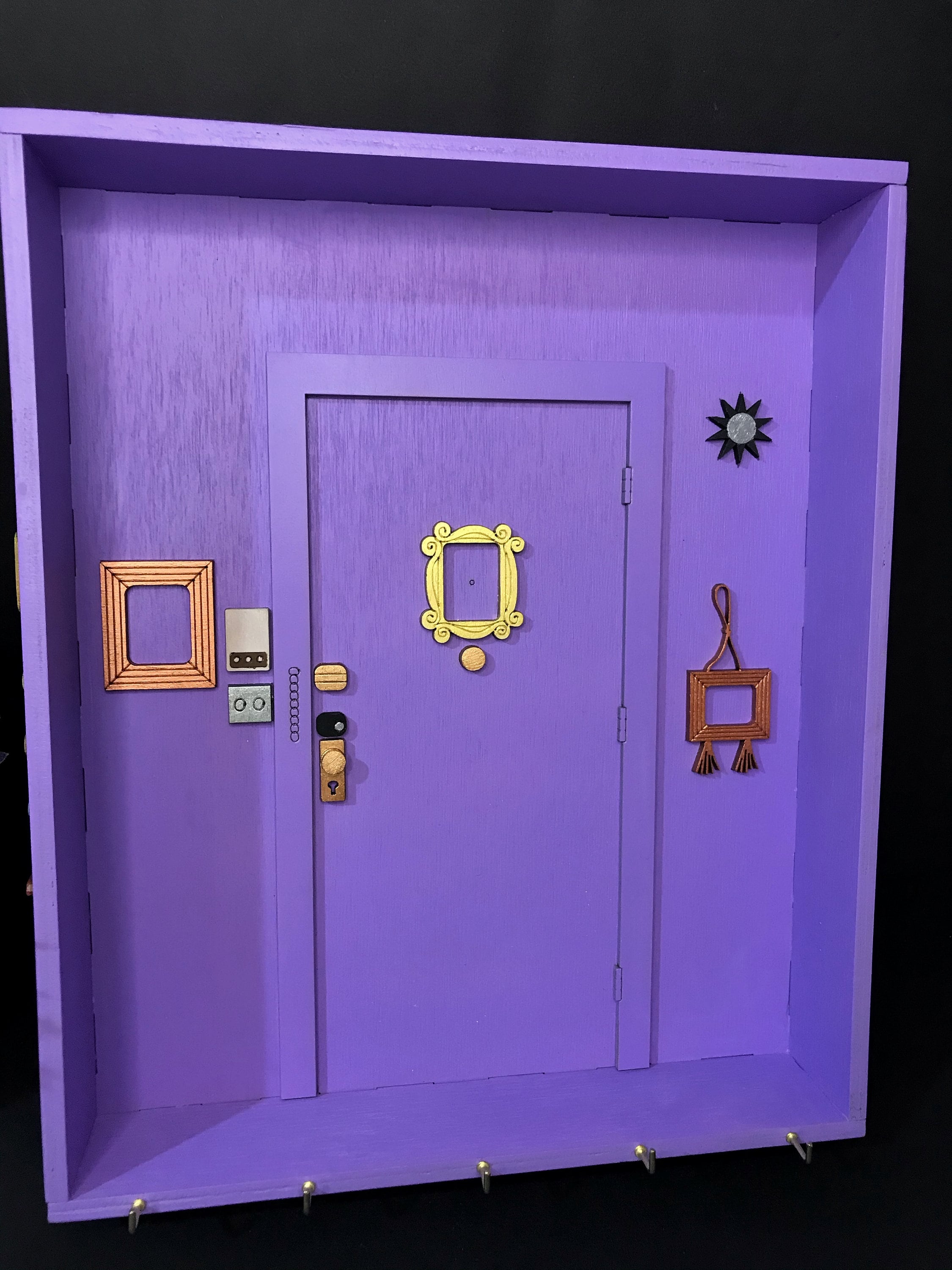 Monica's Purple Door From FRIENDS/ Friends Key Holder/ Etsy Australia