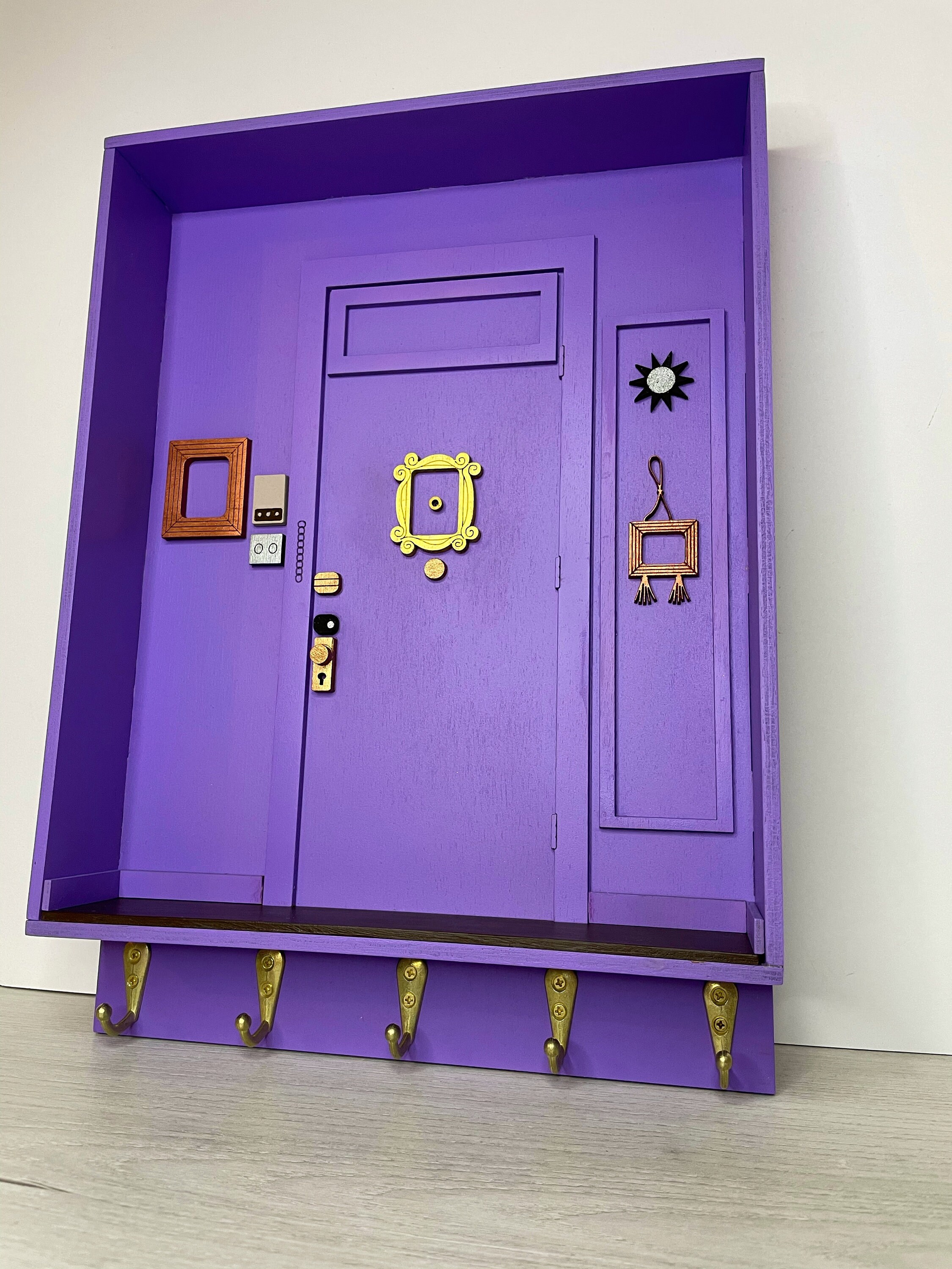 Monica's Purple Door from FRIENDS/ Monica's door/ Wall Etsy