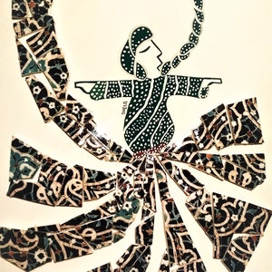 Sufi dance, Mixed media