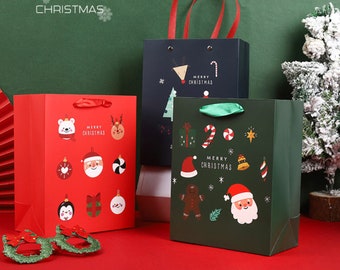 christmas gift bags etsy
