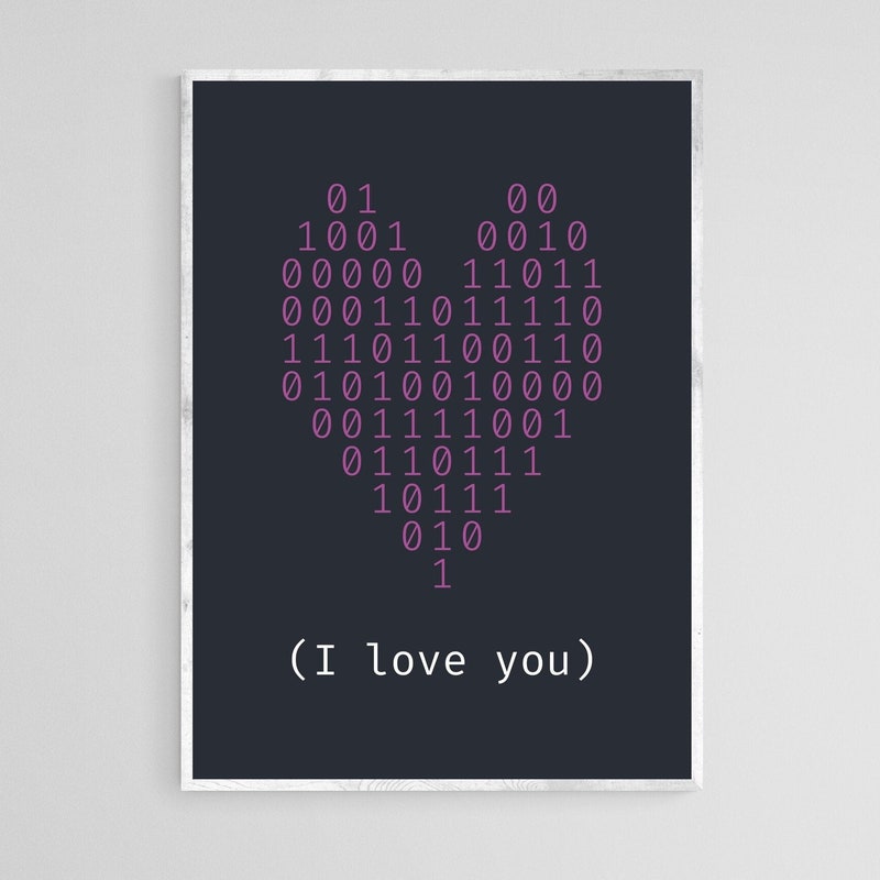 Amazing Binary Code For I Love You Pictures