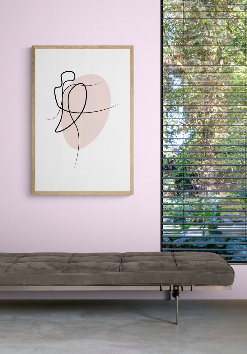 Ballerina eine Linie Kunst Ballerina Skizze eine Linie | Etsy