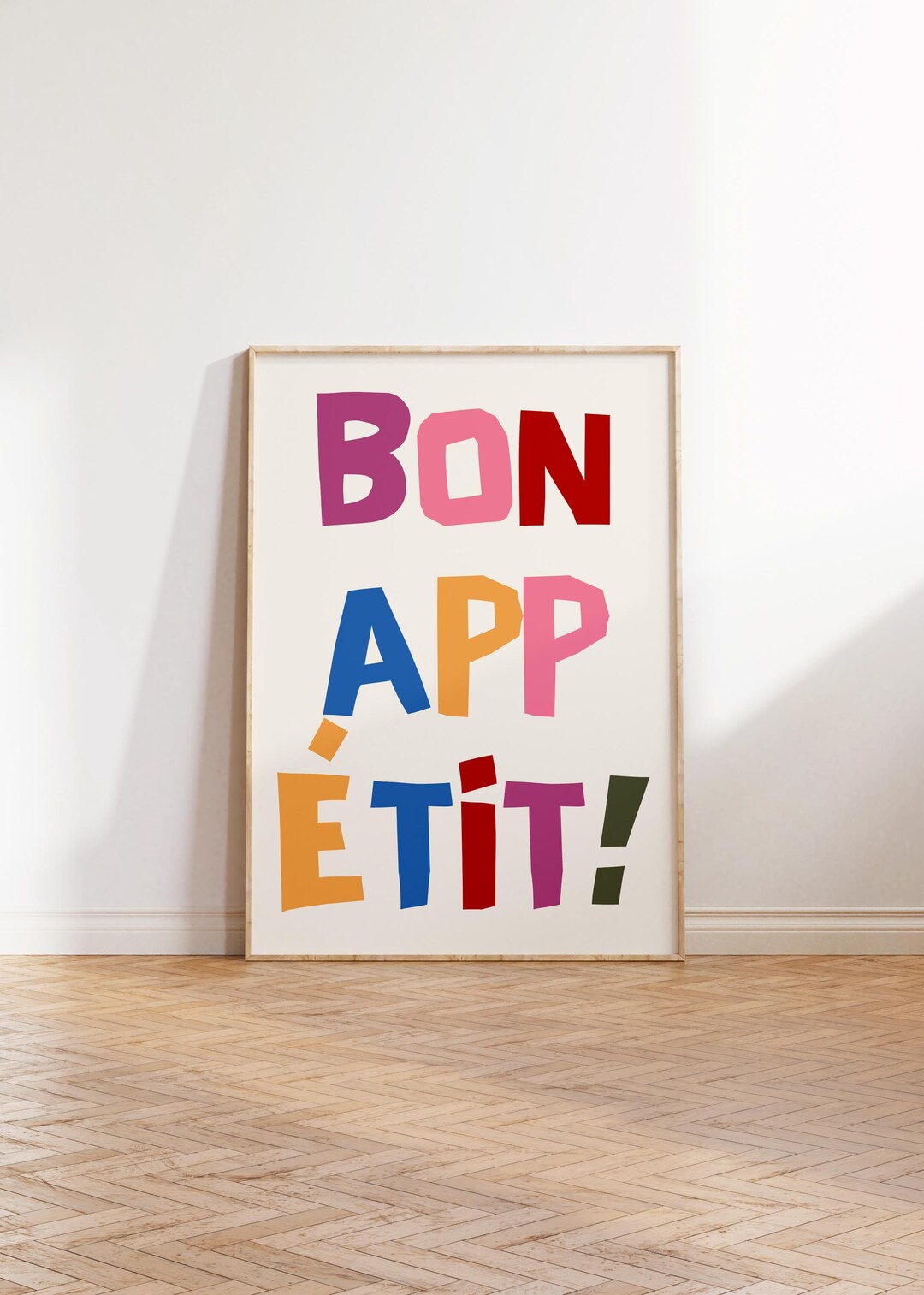 set of 2 bon appetit prints, retro cooking prints,... Bon Appetit Colorful Retro Kitchen Print, Colorful Kitchen Dining Wall ...