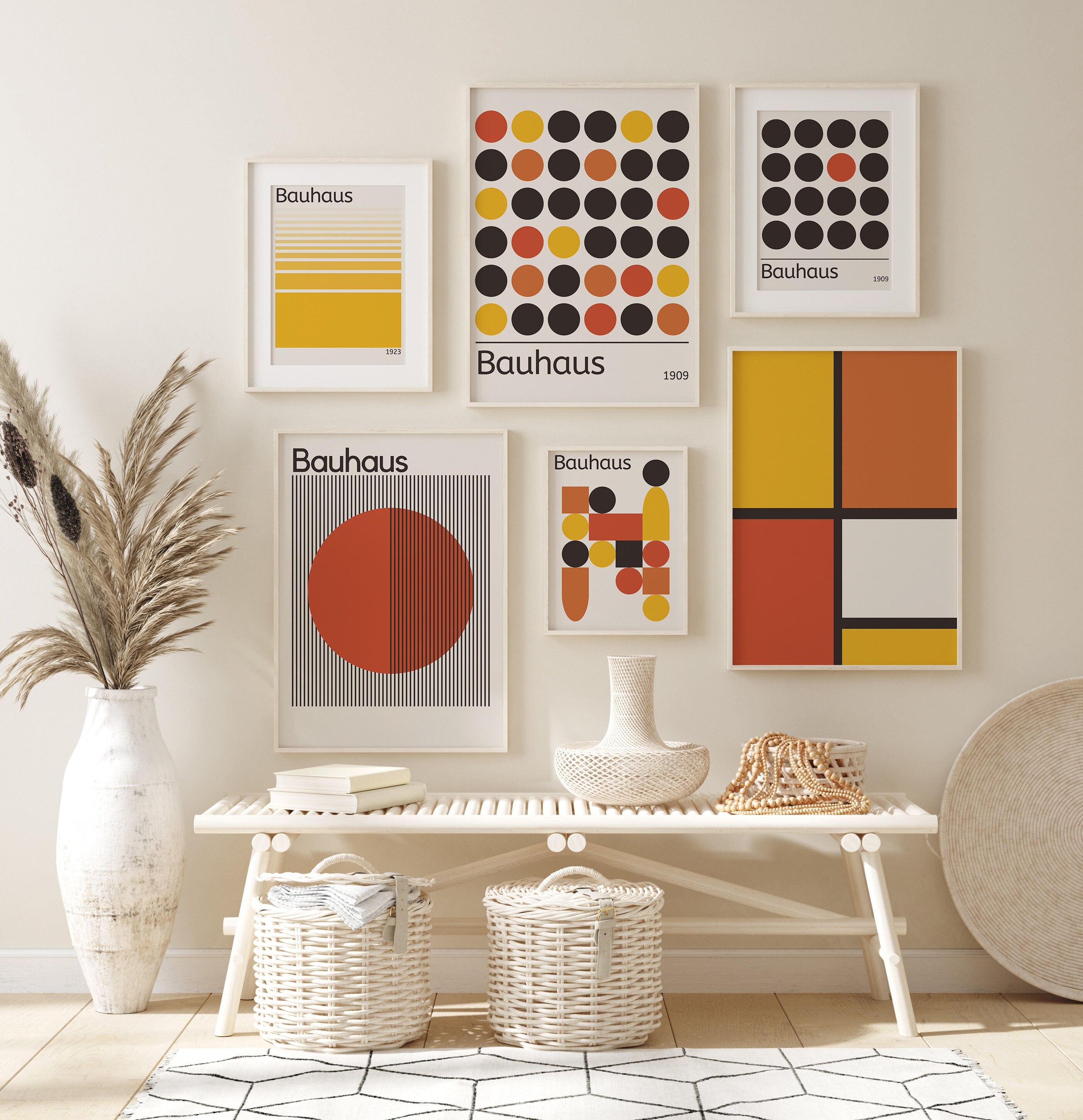 Bauhaus Print Set of 6 DIGITAL DOWNLOAD, Bauhaus Gallery Wall Set ...