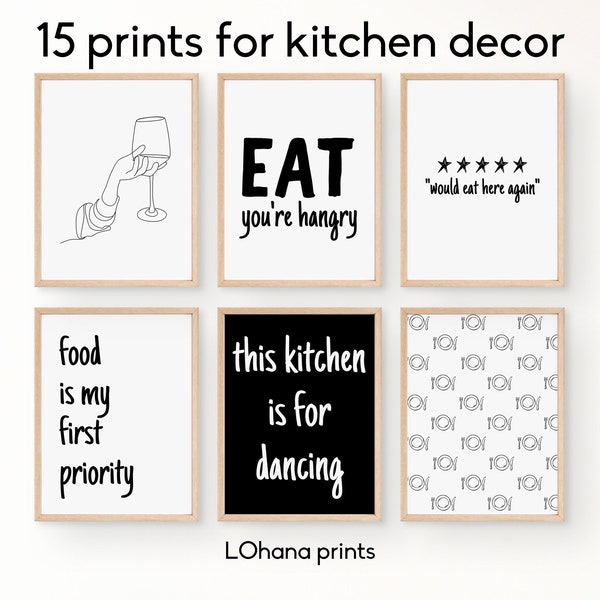 Modern Kitchen Decor - Etsy